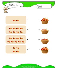 Kaç Tane Var Çalışma Sayfaları